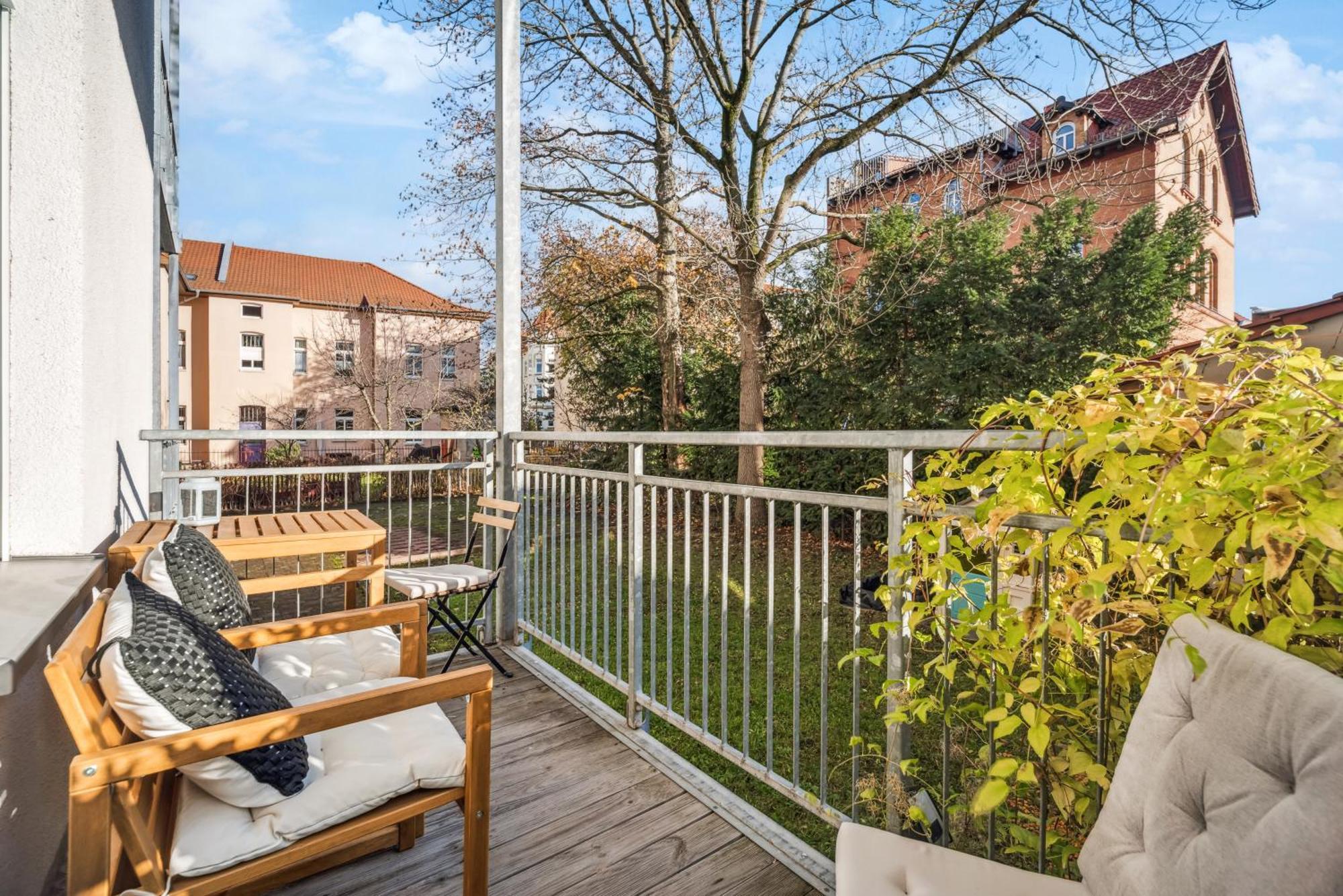 Roby-Erfurt Hbf-Nah, Balkon Apartment Exterior photo